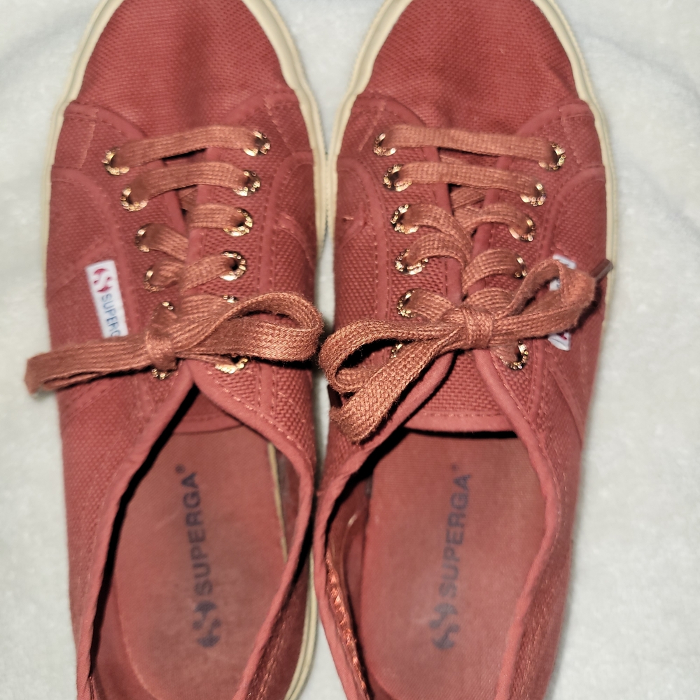 Superga Women's Sneakers - Terracotta - Picture 2 of 7